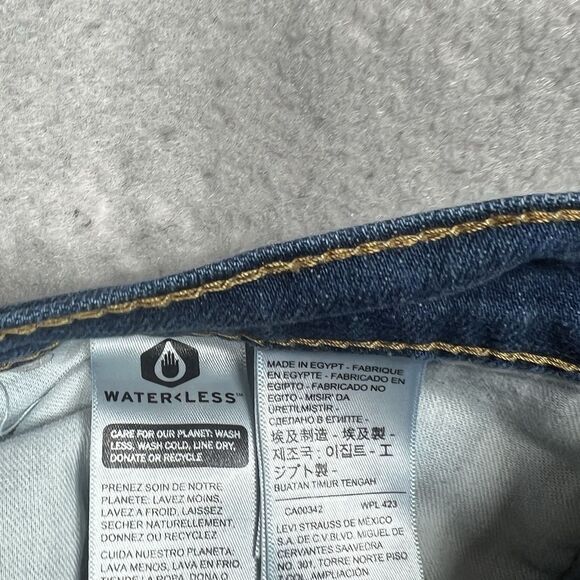 Levis 541 Jeans Mens 36 Blue Denim Tapered Leg Athletic Fit Stretch Pockets - Picture 10 of 15